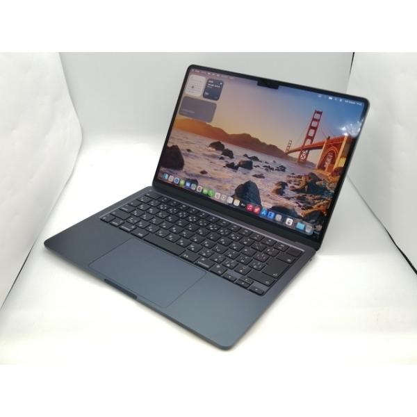 【中古】Apple MacBook Air 13インチ CTO (M3,2024) ミッドナイト M3(CPU:8C/GPU:10C)/24G/1T【広島本通】保証期間１ヶ月【ランクA】