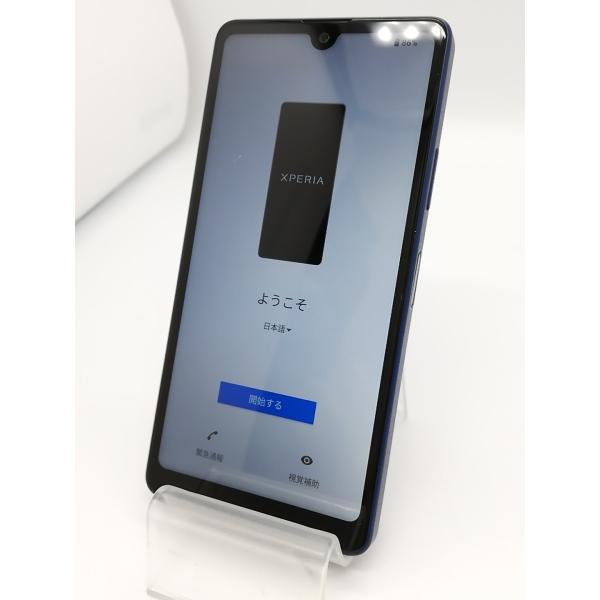 中古】SONY ymobile 【SIMフリー】 Xperia Ace III ブルー 4GB 64GB