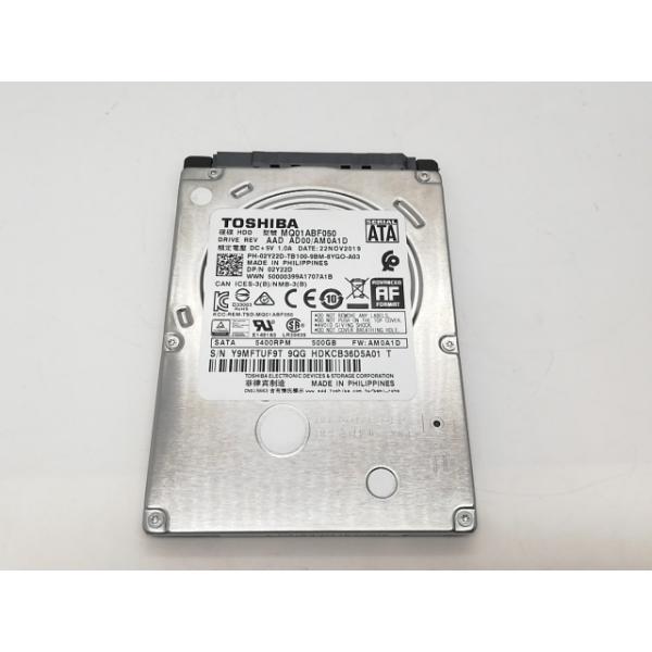 ■分類：2.5インチ 内蔵型SATA HDD■ランク：中古■メーカー：TOSHIBA■製造番号：TUF9T■備考：メーカー：TOSHIBA付属品：本体のみ■保証期間：１週間■注意事項：お客様のモニター発色の具合によって、実際の商品と色合いが...