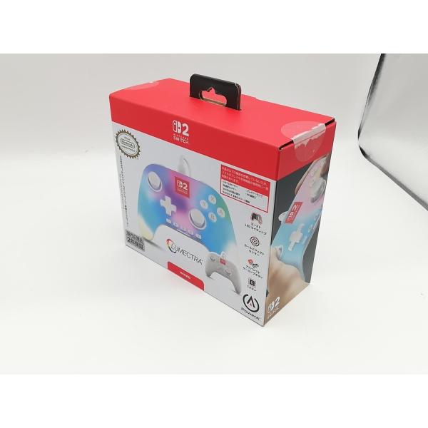 【未使用】PowerA PowerA ルメクトラ・アドバンテージ・有線コントローラー for Nintendo Switch 2 NSGP0524JP-01 [ホワイト]【ECセンター】保証期間１週間