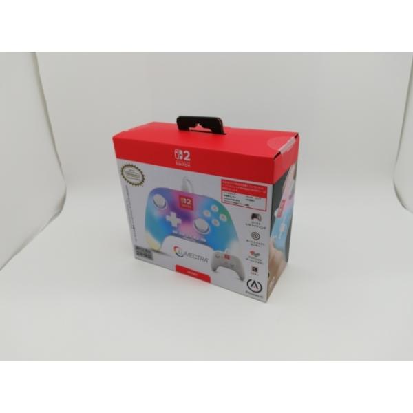 【未使用】PowerA PowerA ルメクトラ・アドバンテージ・有線コントローラー for Nintendo Switch 2 NSGP0524JP-01 [ホワイト]【ECセンター】保証期間１週間