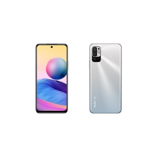 未使用】Xiaomi au 【SIMフリー】 Redmi Note 10 JE クロームシルバー