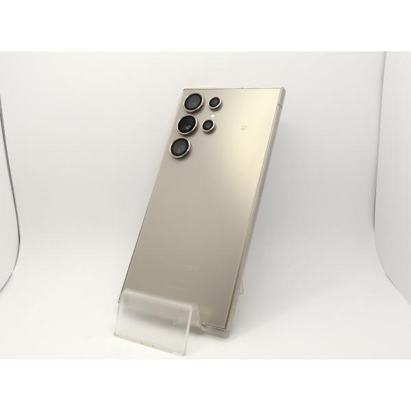 中古】SAMSUNG au 【SIMフリー】 Galaxy S24 Ultra チタニウムグレー