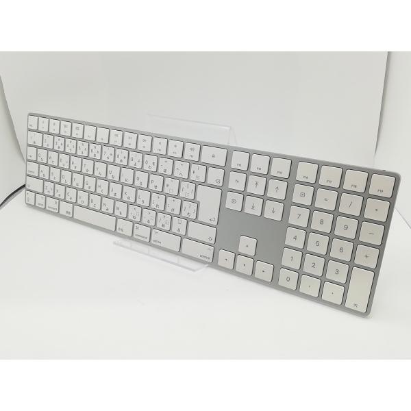 【中古】Apple Magic Keyboard（2017/テンキー付き/A1843） - 日本語（JIS） シルバー MQ052J/A【川崎駅前】保証期間１週間