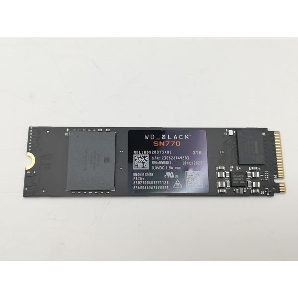 値下【新品・未開封】WDS200T3X0E WD_BLACK SN770 2TB 中古】W.D. WD_Black SN770 NVMe WDS200T3X0E 2TB/M.2 2280(PCIe4.0