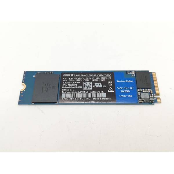中古】W.D. WD Blue SN550(WDS500G2B0C) 500GB/M.2 2280(PCIe3.0 NVMe