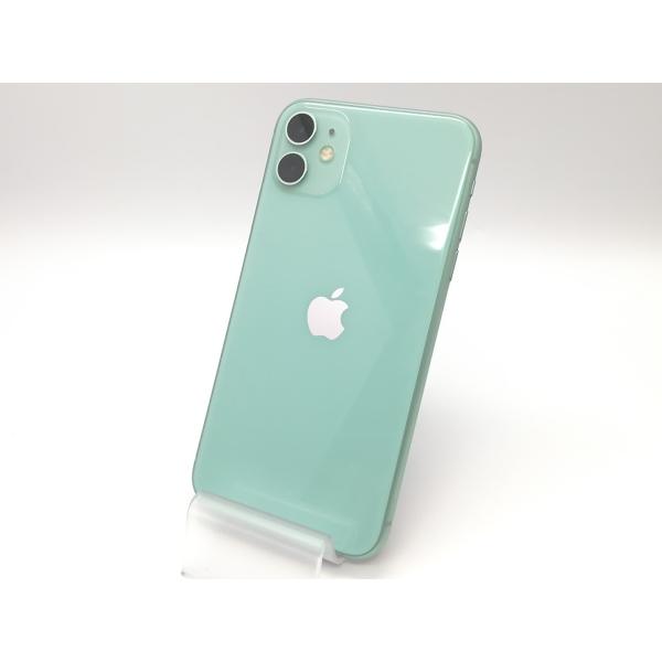 中古】Apple 国内版 【SIMフリー】 iPhone 11 128GB グリーン MWM62J/A