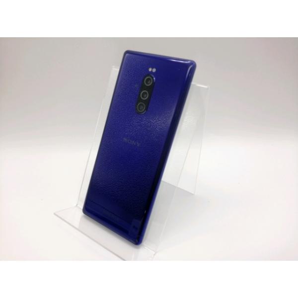 中古】SONY SoftBank 【SIMロック解除済み】 Xperia 1 802SO パープル