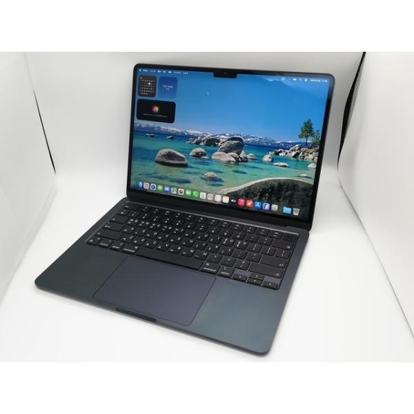 【中古】Apple MacBook Air 13インチ CTO (M3,2024) ミッドナイト M3(CPU:8C/GPU:8C)/16G/256G【那珂川】保証期間１ヶ月【ランクA】