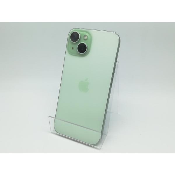 中古】Apple 国内版 【SIMフリー】 iPhone 15 128GB グリーン MTMM3J/A
