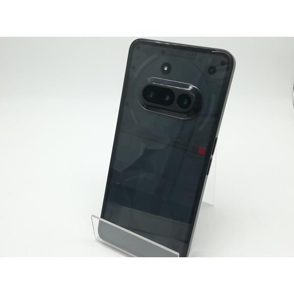 中古】NOTHING 国内版 【SIMフリー】 Nothing Phone (3a) ブラック 8GB
