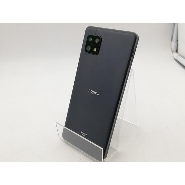 中古】SHARP au 【SIMフリー】 AQUOS sense6 ブラック 4GB 64GB SHG05