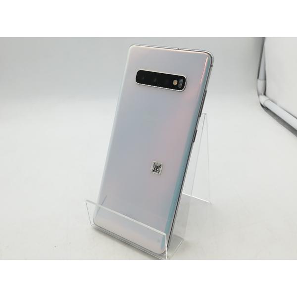 中古】SAMSUNG au 【SIMロック解除済み】 Galaxy S10+ SCV42 プリズム
