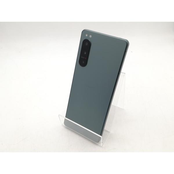 中古】SONY au 【SIMフリー】 Xperia 5 IV 8GB 128GB SOG09 グリーン
