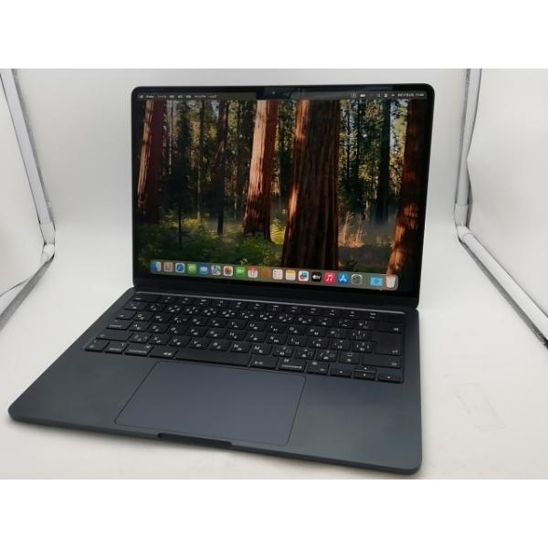 【中古】Apple MacBook Air 13インチ CTO (M3,2024) ミッドナイト M3(CPU:8C/GPU:10C)/16G/256G【柏】保証期間１ヶ月【ランクB】
