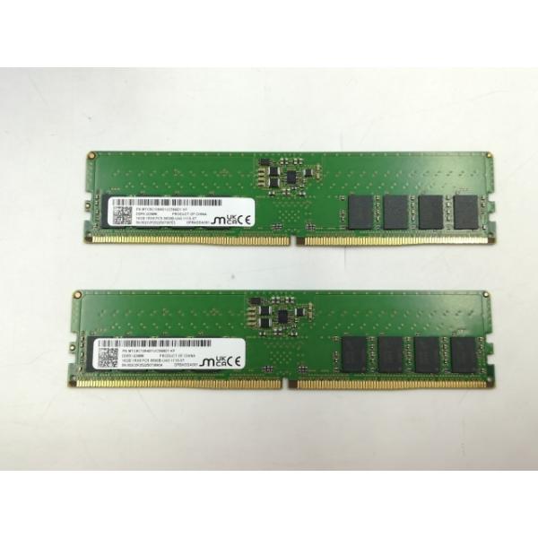 PCメモリ　DDR5-5600　32GB 16GB×2　未使用 中古】DDR5 16GB 2枚組（合計32GB） DDR5-5600(PC5-44800