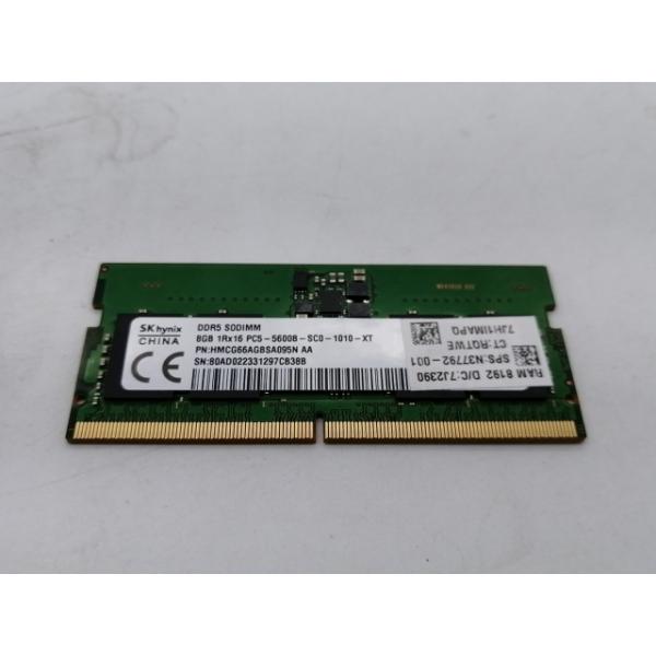 中古】262PIN SODIMM 8GB DDR5-5600(PC5-44800)【ノートPC用】【秋葉2