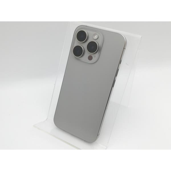 【中古】Apple 国内版 【SIMフリー】 iPhone 15 Pro 128GB ナチュラルチタニウム MTU93J/A【中野】保証期間１ヶ月【ランクB】