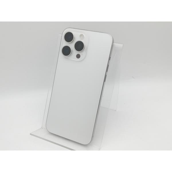 Apple iPhone 15Pro MAXホワイトチタニウム　未使用に近い 中古】Apple 国内版 【SIMフリー】 iPhone 15 Pro Max 256GB ホワイト