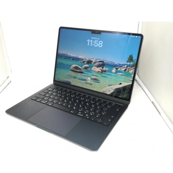 【中古】Apple MacBook Air 13インチ M3(CPU:8C/GPU:8C) 16GB/256GB ミッドナイト MC8K4J/A (13インチ, M3, 2024)【宇田川】保証期間１ヶ月【ランクA】