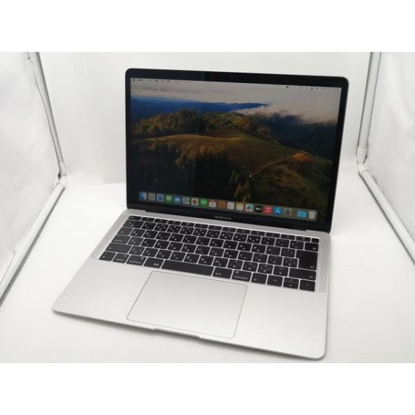 【中古】Apple MacBook Air 13インチ Corei5:1.6GHz 128GB シルバー MREA2J/A (Late 2018)【新宿2】保証期間１ヶ月【ランクB】