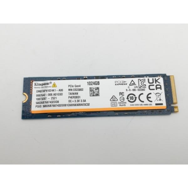 ■分類：SSD■ランク：中古■メーカー：各社■製造番号：50026B7687432DD8■備考：Kingston OM8TAP41024K1-A00 付属品：本体のみ■保証期間：１週間■注意事項：お客様のモニター発色の具合によって、実際の商...