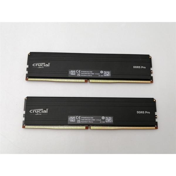 中古】DDR5 16GB 2枚組（合計32GB） DDR5-5600(PC5-44800
