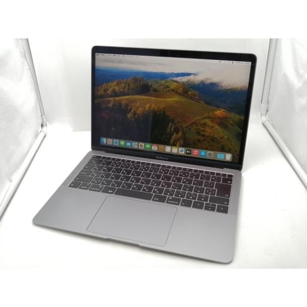 【中古】Apple MacBook Air 13インチ Corei5:1.6GHz 128GB スペースグレイ MRE82J/A (Late 2018)【新宿2】保証期間１ヶ月【ランクC】