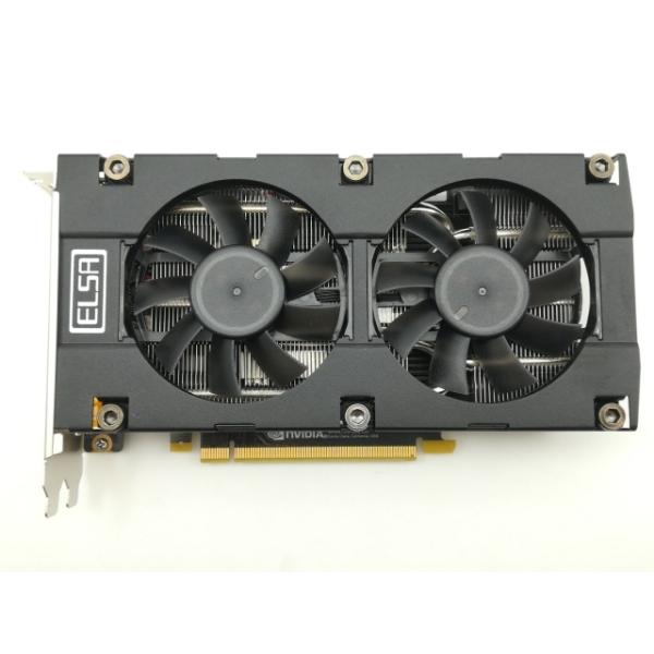 中古】ELSA GeForce RTX 2060 S.A.C（GD2060-6GERS） RTX2060/6GB