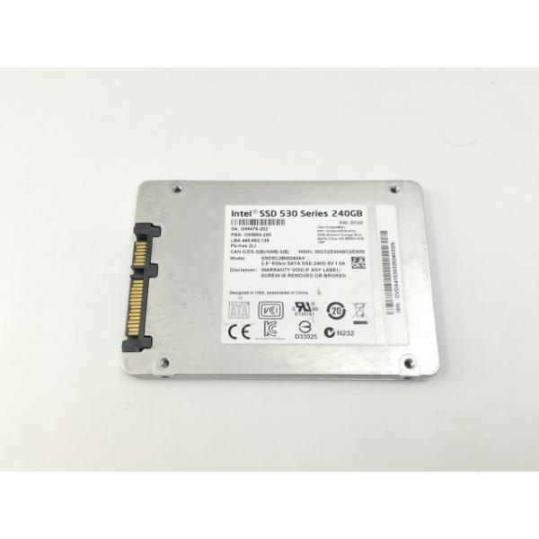 ■分類：SSD■ランク：中古■メーカー：Intel■製造番号：CVDA415303262403GN■備考：総書込量：約18.4TB 状態：キズやスレなど使用感がございます。 付属品：本体のみ■保証期間：１週間■注意事項：お客様のモニター発色...