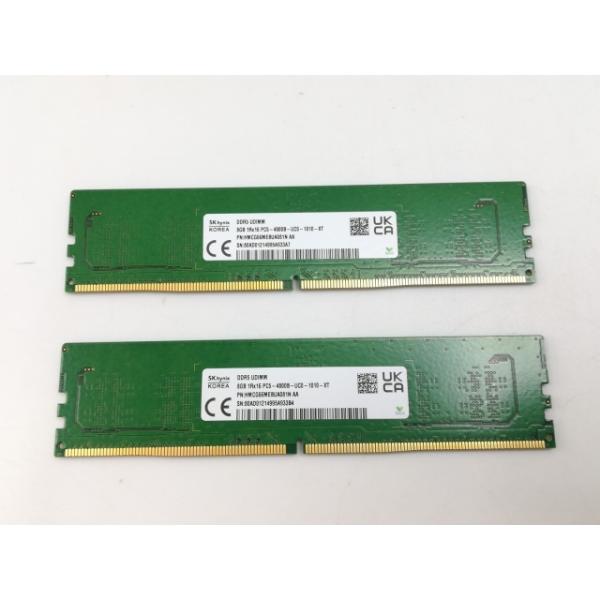 中古】DDR5 8GB 2枚組（合計16GB） DDR5-4800(PC5-38400