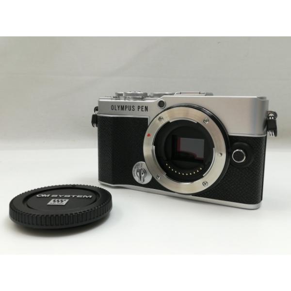 中古】OM SYSTEM OLYMPUS PEN E-P7 EZダブルズームキット シルバー