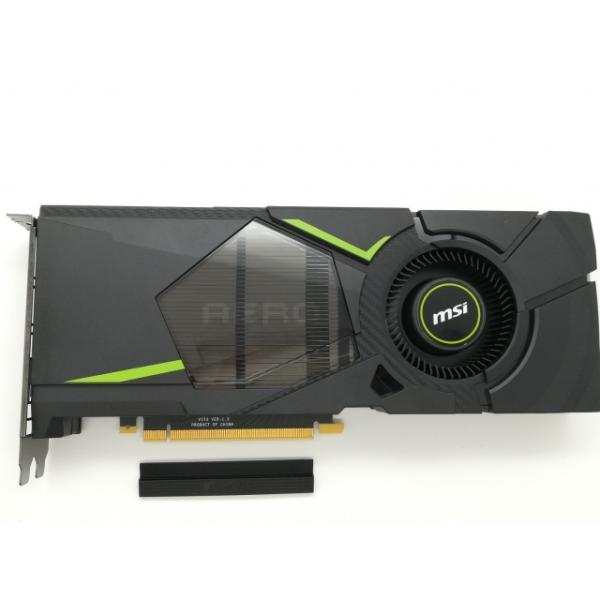 【美品】MSI GeForce RTX 2080 AERO 8GB グラフィック 中古】MSI GeForce RTX 2080 AERO 8G RTX2080/8GB(GDDR6)/PCI-E