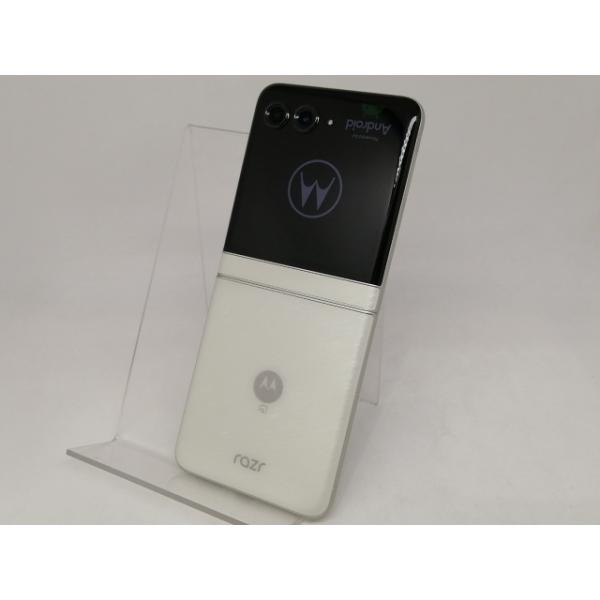 中古】MOTOROLA 国内版 【SIMフリー】 motorola razr 60 ライトスカイ