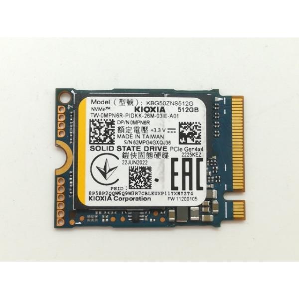 中古】各社 512GB SSD (M.2 2230/PCIe4.0 NVMe)【日本橋3】保証期間1