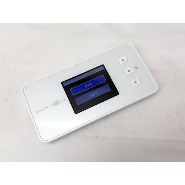 NEC Speed WiFi 5G X12 新品未使用 Wi-Fiルーター白 auとUQ WiMAX、5G SAモバイルルーター「Speed Wi-Fi 5G X12」を