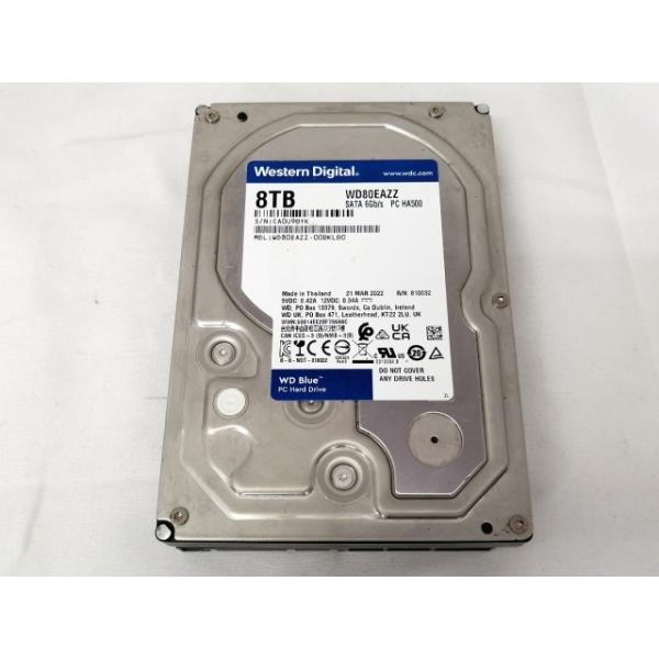 中古】W.D. WD80EAZZ WD Blue 8TB/5640rpm/128MB/6Gbps【戸塚】保証
