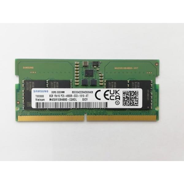 中古】262PIN SODIMM 8GB DDR5-4800(PC5-38400)【ノートPC用】【秋葉3