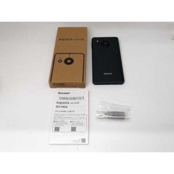 中古】SHARP 国内版 【SIMフリー】 AQUOS sense8 コバルトブラック 6GB