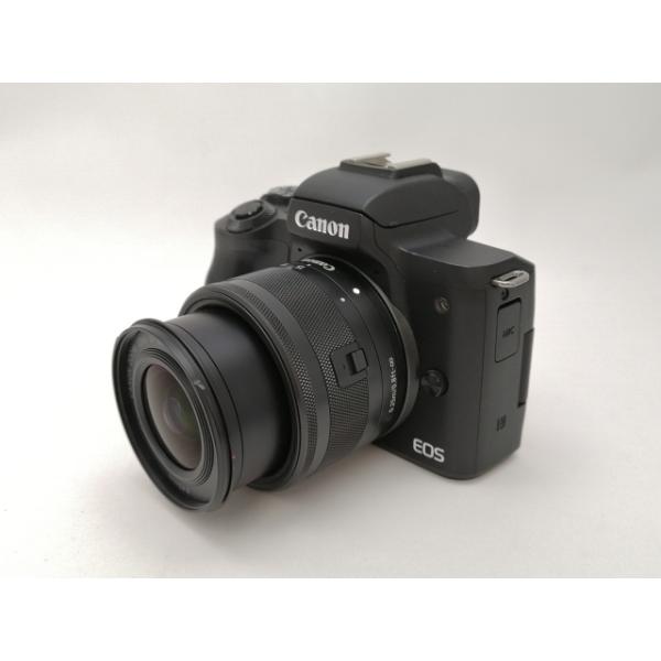 【美品】キヤノン CANON EOS KISS M EF-M 15-45mm 中古】Canon EOS Kiss M EF-M15-45 IS STM レンズキット ブラック