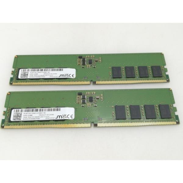 中古】DDR5 16GB 2枚組（合計32GB） DDR5-5600(PC5-44800