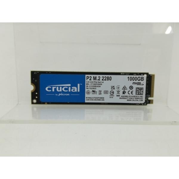 ■分類：SSD■ランク：中古■メーカー：Crucial■備考：電源投入回数：4回/使用時間：17時間(02月時点)付属品：本体のみ■保証期間：１週間■注意事項：お客様のモニター発色の具合によって、実際の商品と色合いが異なる場合があります。