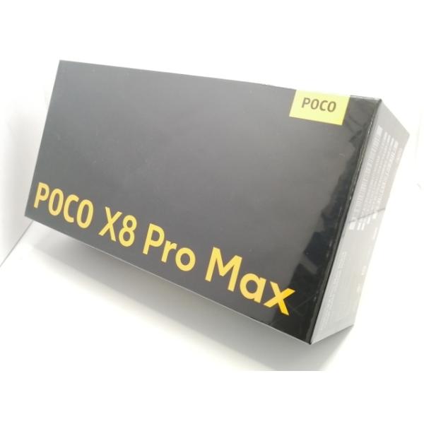 未使用】Xiaomi 国内版 【SIMフリー】 POCO X8 Pro Max ブラック 12GB