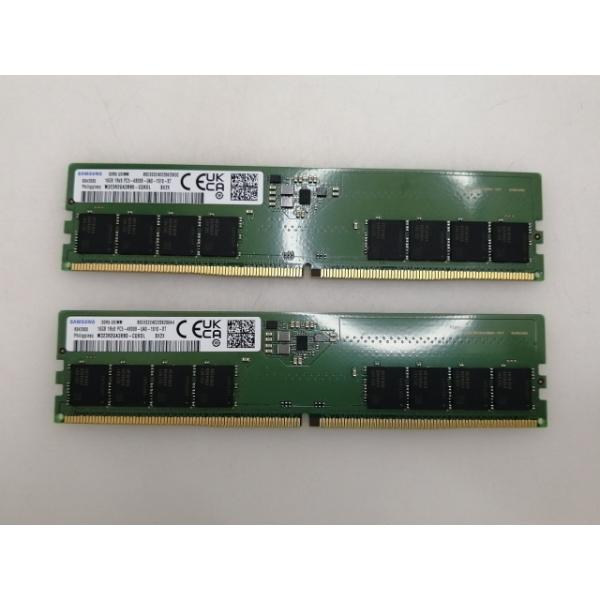 中古】DDR5 16GB 2枚組（合計32GB） DDR5-4800(PC5-38400