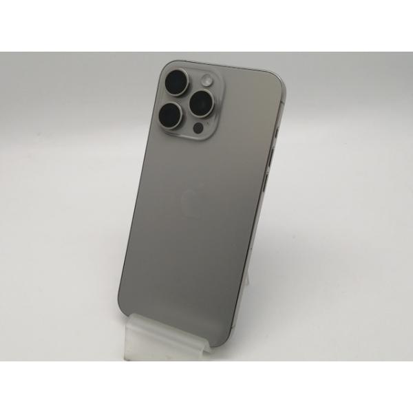 【中古】Apple 国内版 【SIMフリー】 iPhone 15 Pro Max 256GB ナチュラルチタニウム MU6R3J/A【大須2】保証期間１ヶ月【ランクA】