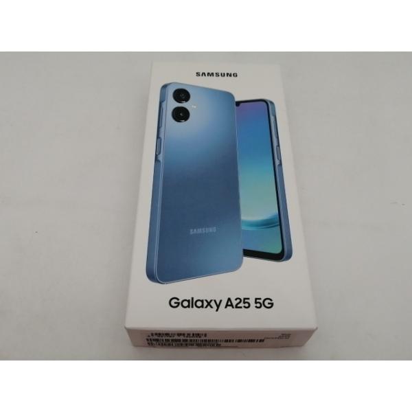 未使用】SAMSUNG au 【SIMフリー】 Galaxy A25 5G ブルー 4GB 64GB