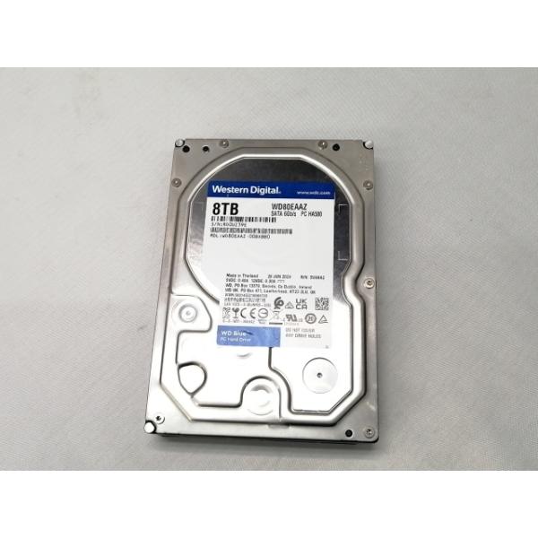 中古】W.D. WD80EAAZ WD Blue 8TB/5640rpm/256MB/6Gbps【仙台駅東口