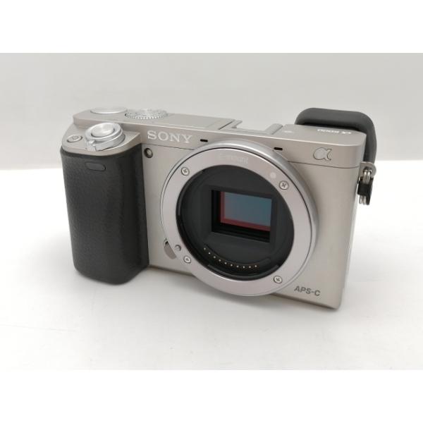 【中古】SONY α6000 ボディ ILCE-6000 シルバー【新宿2】保証期間１ヶ月【ランクB】