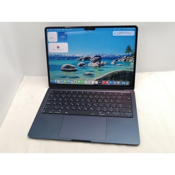 【中古】Apple MacBook Air 13インチ  M3(CPU:8C/GPU:10C) 16GB/512GB ミッドナイト MXCV3J/A (13インチ, M3, 2024)【仙台駅東口】保証期間１ヶ月【ランクB】