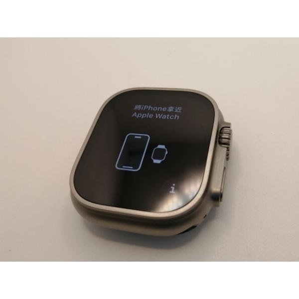 【中古】Apple Apple Watch Ultra 49mm Cellular チタニウムケース/ブルー/グレイトレイルループ M&amp;L MQFV3J/A【町田】保証期間１ヶ月【ランクB】